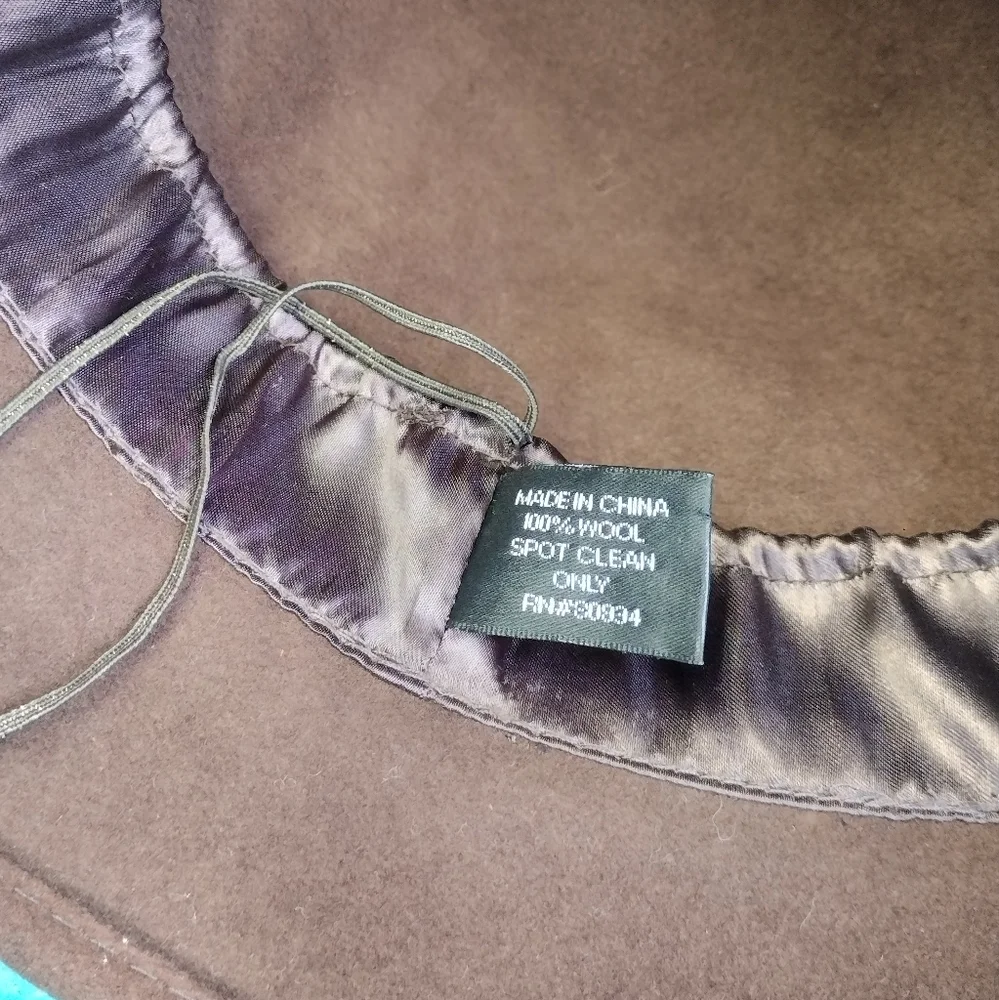 August Women's Bucket Hat 100% Wool Brown